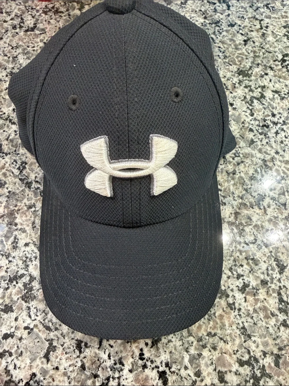 Under Armour Black Hat with White Logo